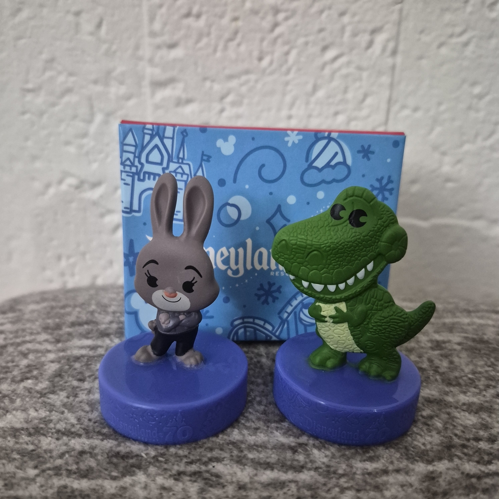 Mcdonald's 70th Disneyland #34 Judy Hopps And Rex Happy Meal Toy
